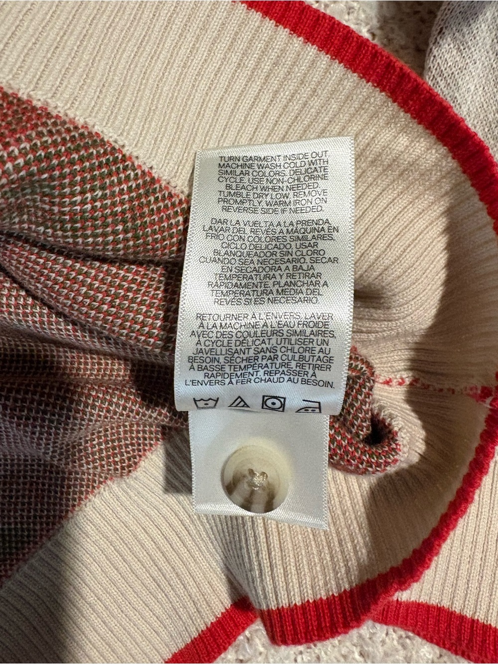 Scotch & Soda Poinsettia Crewneck 100% Cotton Cardigan Sweater Size Med-NWT - Picture 13 of 16